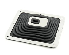 9649 Mr. Gasket Shifter Boot - Large - 7-3/4 In X 9 In - Black - Rubber