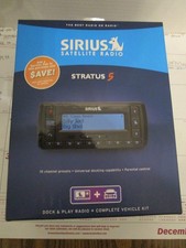 Sirius Stratus 5 Dock  Play complete vehicle kit SV5TK1 open box returnable