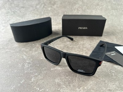 PRADA Linea Rossa 01TS Rectangle Men's Sunglasses