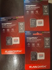 3 SanDisk ImageMate 512GB MicroSDXC UHS-I