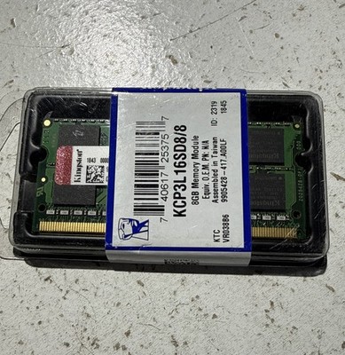 計128GB Kingston 8GB×16 PC3-12800 (MOQ)8枚 Kingston 8GB PC3-12800 (DDR3-1600) Memory (KCP3L16SD8/8) for sale