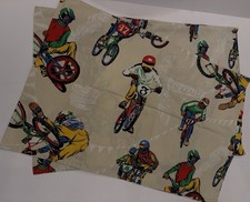 Vintage BMX Dirt Bike Novelty Pillowcase Set ...