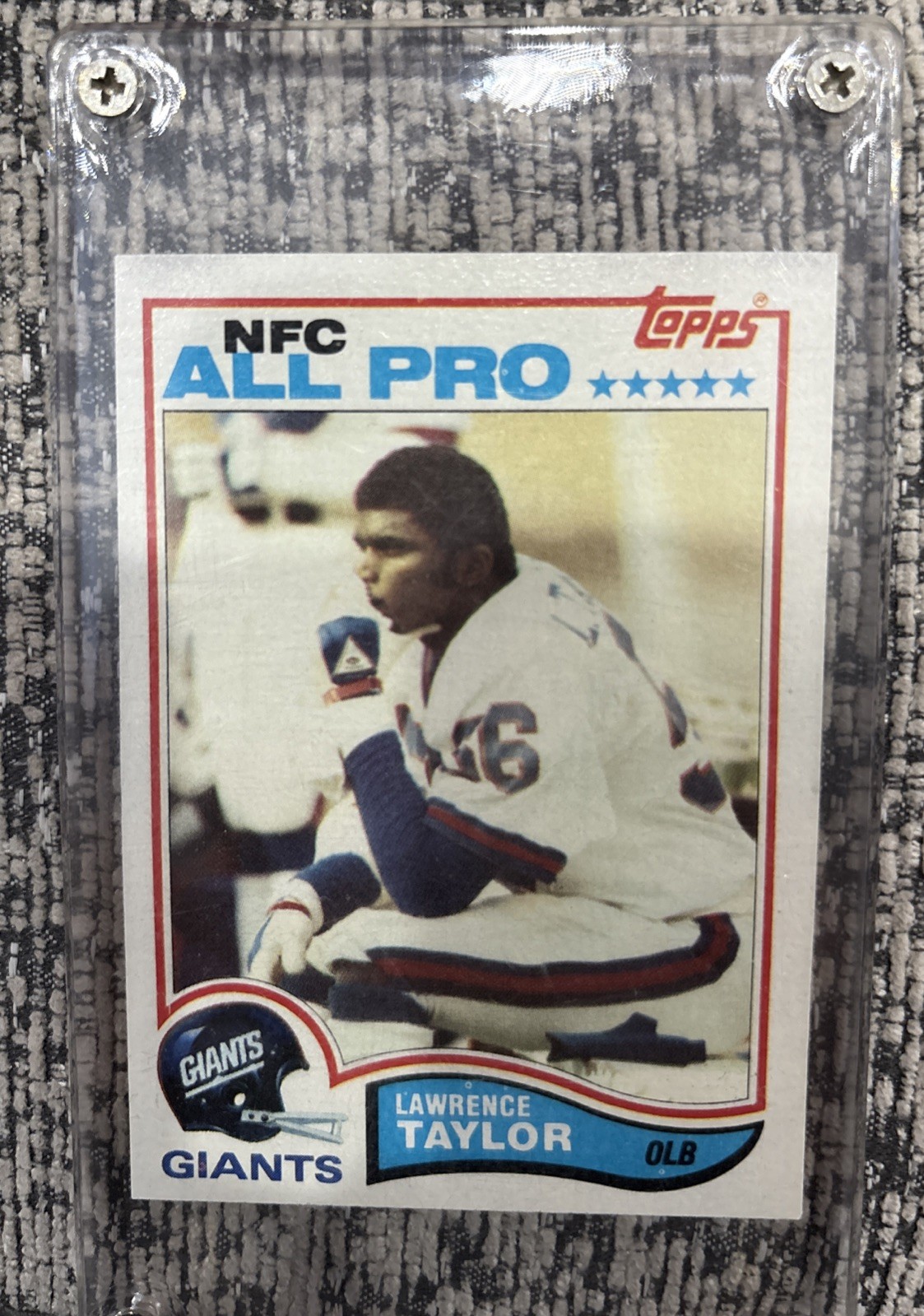 1982 Topps - Lawrence Taylor #434 Rookie Hall Of Fame Giants