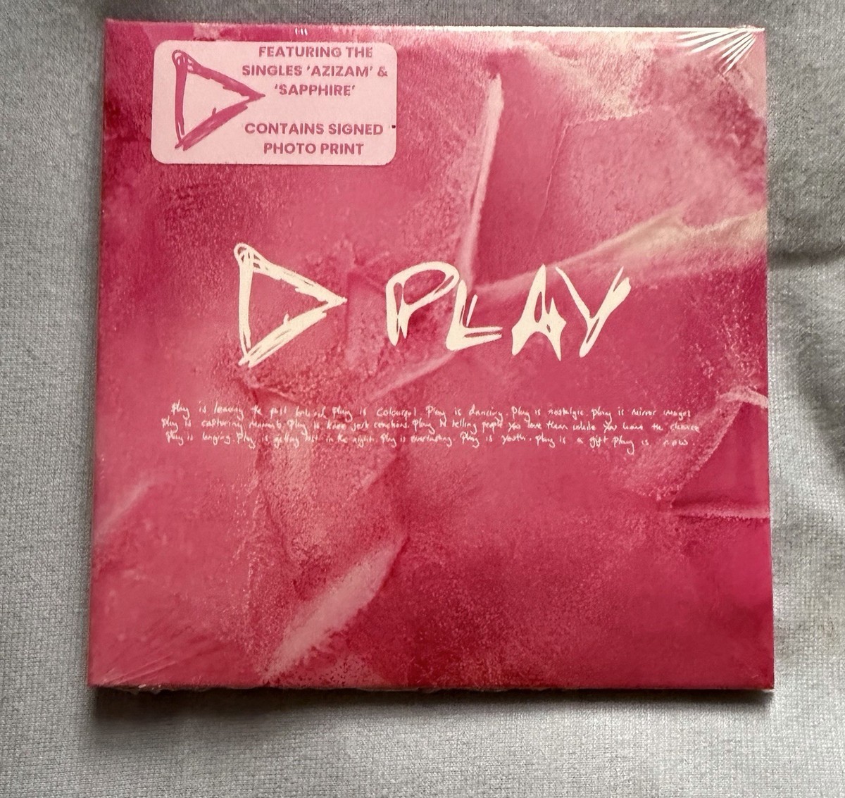 ソンファ サイン入り CD ED SHEERAN PLAY CD SIGNED PHOTO PRINT AUTOGRAPH SEALED AZZIZAM