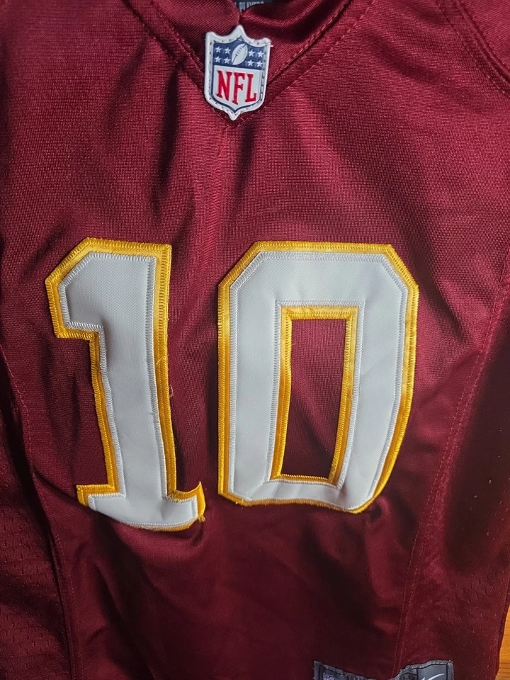 Camiseta deportiva Robert Griffin III RG3 Washington Redskins Nike On Field talla para mujer S Foto 2 de 4