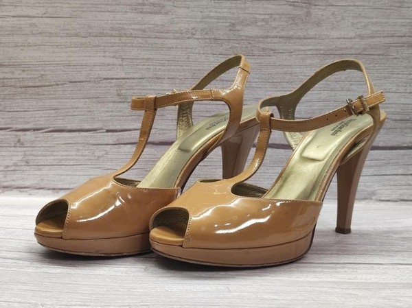 Women Nero Giardini Heels Mustard Leather 39