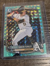 2025 Bowman Draft GAVIN TURLEY 1st (RC) AQUA Mojo Refractor #BDC-28 /125