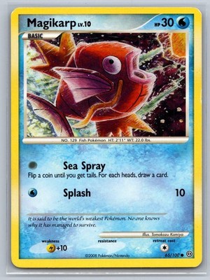Pokemon Magikarp 65/100 Common Stormfront MP