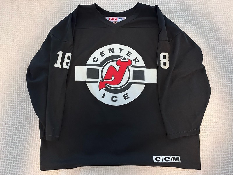 New Jersey Devils Center Ice CCM Practice Jersey 