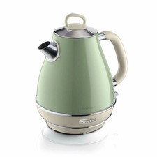 Ariete Retro Electric Kettle 1.7L 2000W Cordless Fast Boil UK Plug Green