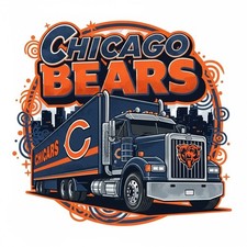 Chicago Bears Truck Sticker Decal laptop vinyl decal