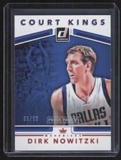 2017-18 Donruss #17 Dirk Nowitzki Court Kings Press Proof Orange #/99