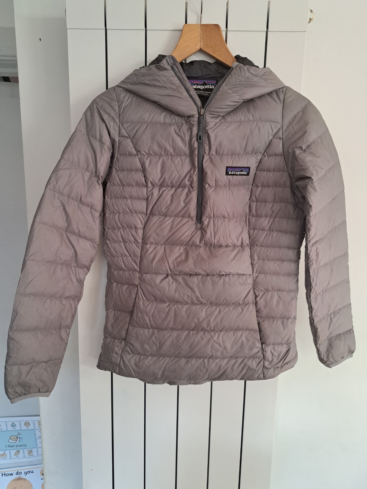 Patagonia Women’s XXS Down Sweater Hoody Puffer Jacket – Great Condit – RRP £250