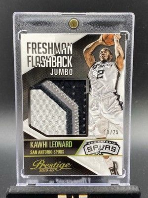 2015-16 Panini Prestige - Kawhi Leonard Freshman Flashback Jumbo Patch #9 /25 