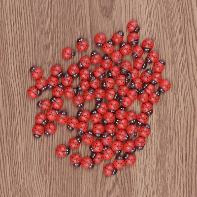 100 Pcs Glückskäfer Selbstklebende Marienkäfer Süße Aufkleber Tieraufkleber