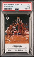 1988 FOURNIER ESTRELLAS #21 JEFF MALONE PSA 9