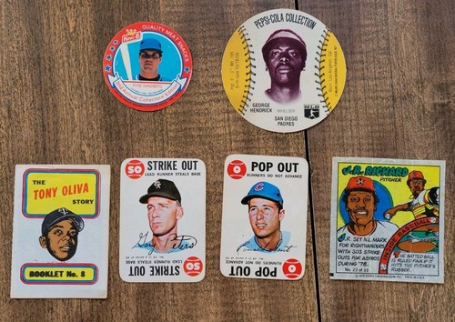 Mixed Lot Of 1960-70's Topps Baseball Card Inserts Lot + Tcma Postcards. - Picture 3 of 9