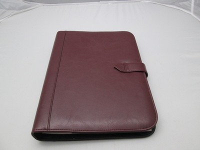 Portfolio 3 Ring Binder Folder Organizer Notepad 8.5''x11'' Pad Folio W/Calculator