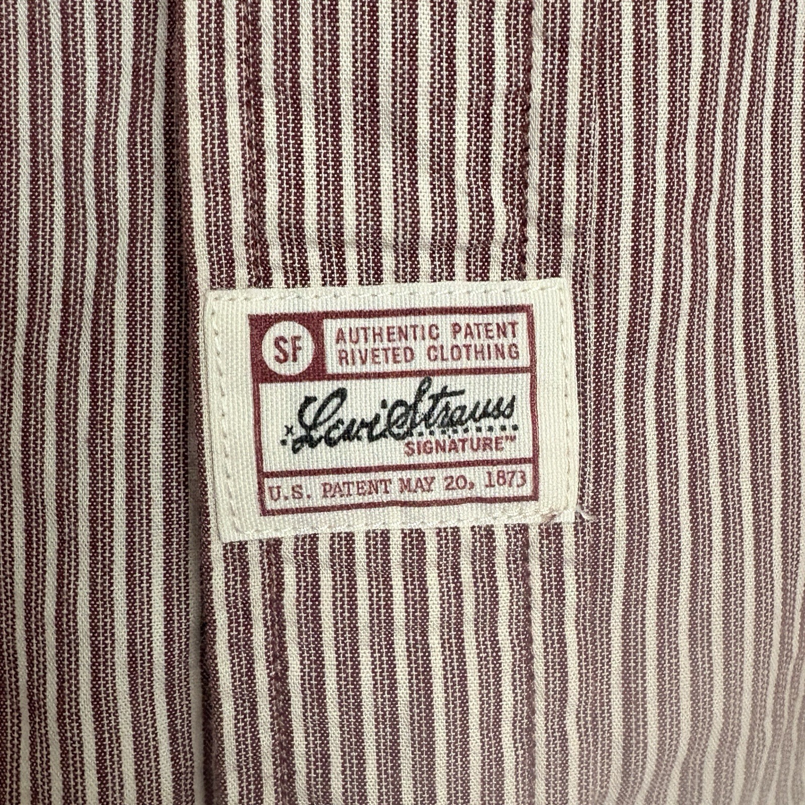 Levi Strauss Authentic Button Dn Long Sleeve Shir… - image 6