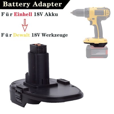 Akku-Adapter Für Einhell 18V Li-ion Akku Konvertieren zu Dewalt 18V NI-CD Geräte