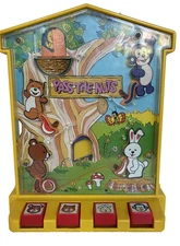 Vintage 1974 TOMY Pass The Nuts Flipper Game Sounds & Buttons Work Japan
