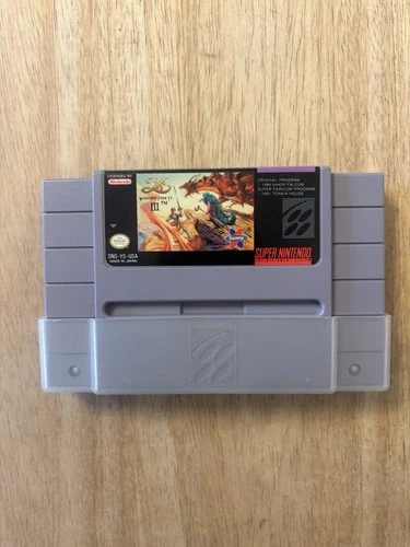 Wanderers From Ys III Game Super Nintendo SNES Working Pic PCB See Description