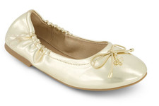 Sam Edelman Felicia S Flex Sam Ballet Flat Kids US 3 Gold Slip On Shoes HAWK2120