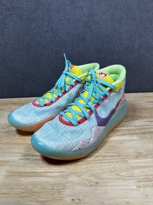 Nike KD 12 Don C Daydream Size 8.5 Multi Color Zoom Basketball Shoes No Box 90s
