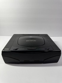 SEGA Saturn Model MK-80000A Console With Controller and Cables Tested Working