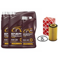 MotoröL Set Mannol Energy Premium 5W-30 11 Liter + ÖLfilter FüR Mercedes B906