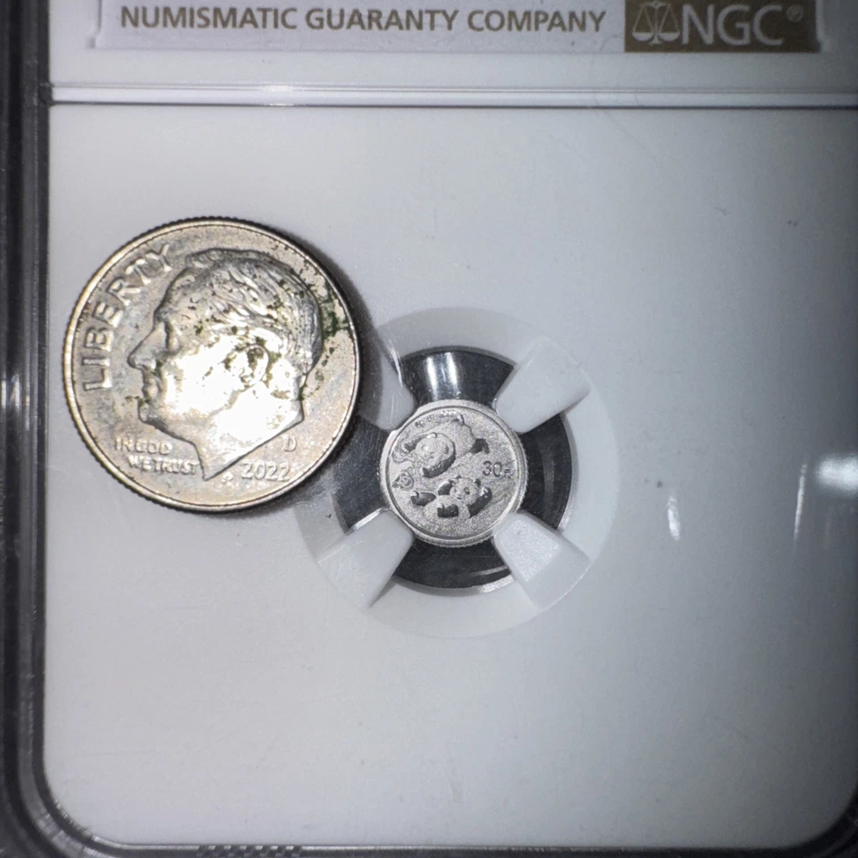 2022 China Pt30Y Panda Coin MS70 40th Anniversary NGC Certified - Image 4 of 4