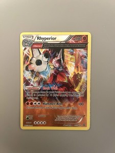 Pokémon TCG Rhyperior 77/160 XY: Primal Clash Holo Rare Card