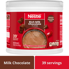 Nestle Hot Cocoa Rich Milk Chocolate Flavored Mix Powder, 27.7 oz, Can