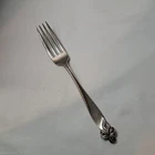 Wallace Sterling Silver Orchid Elegance Dinner Fork 8" No Monogram 2.2oz