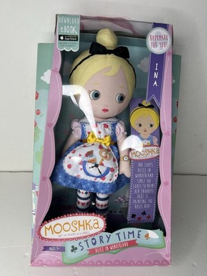 MGA Mooshka Story Time Alice In Wonderland Ina Plush Fabric Doll - New