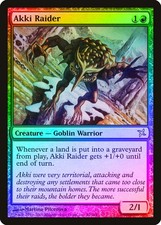 Akki Raider FOIL Betrayers of Kamigawa NM Red Uncommon MAGIC MTG CARD ABUGames