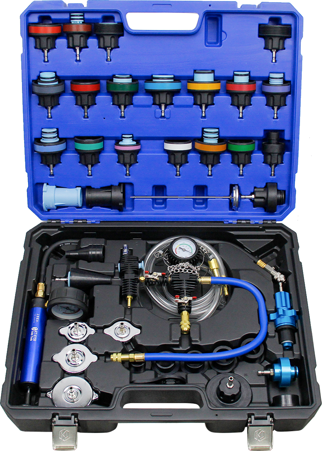 42pcs Universal Coolant Vacuum Refill Kit,Radiator Pressure Tester & Adapters