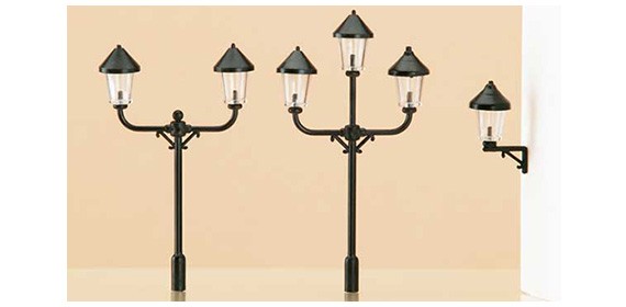 Auhagen 42631 Park- und Wandlaternenattrappen H0-TT neu OVP