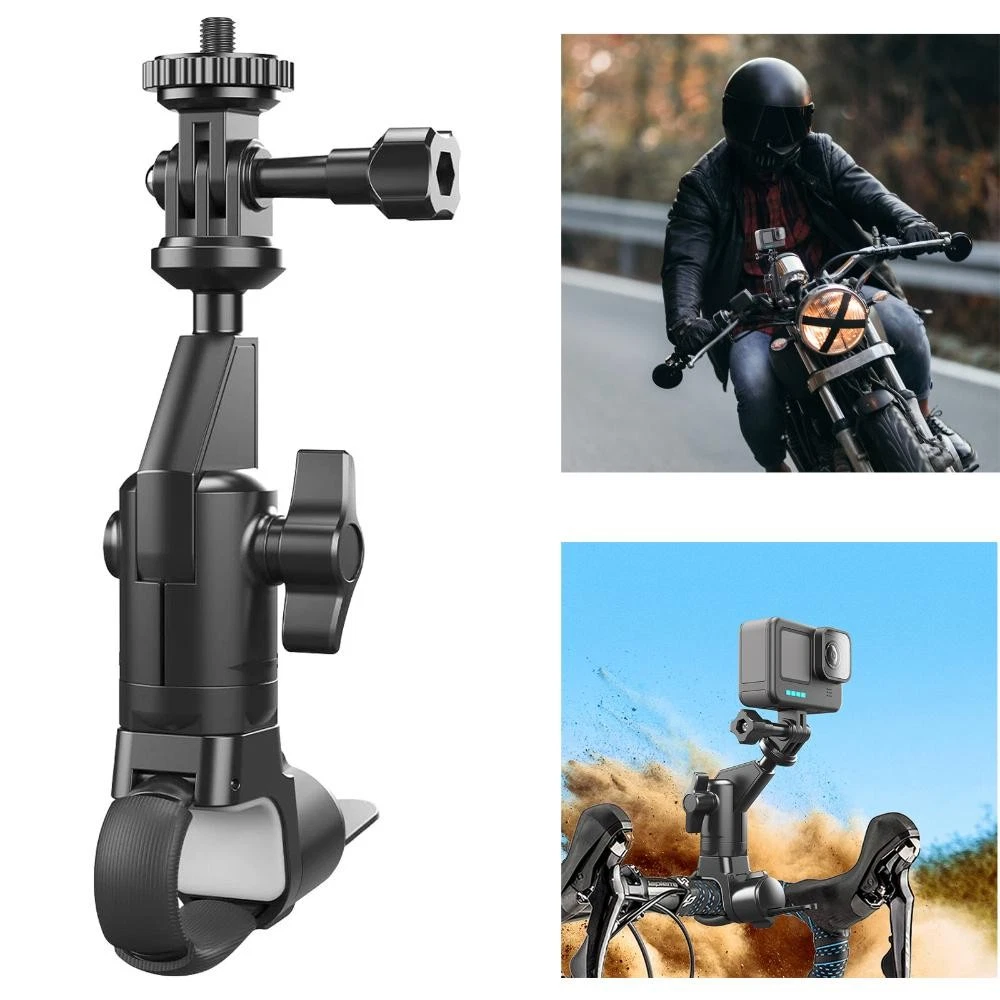 Fietsstuur, camera, klembuis, motorfiets, camera-klemhouder, fiets Fietsstuur, camera, klembuis, motorfiets, camera-klemhouder, fiets