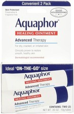 Aquaphor Healing Ointment Advanced Therapy Dry Skin Protectant Dye Free 0.35oz