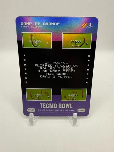 2026 Bo Jackson Battle Arena Tecmo Bowl BPL25 SSP BONUS PLAY
