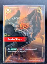 Riftbound TCG Spiritforged: Seal Of Rage (Overnumbered) 222/221 English - NM — live eBay listing
