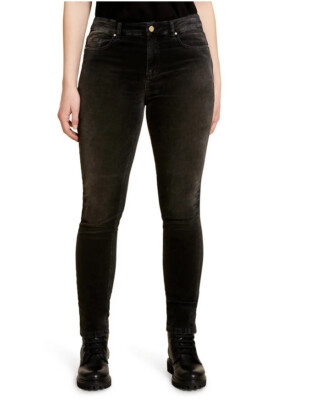 Marina Rinaldi Sport Recale Stretch Cotton Ankle Skinny Jeans Black Size 22 1351