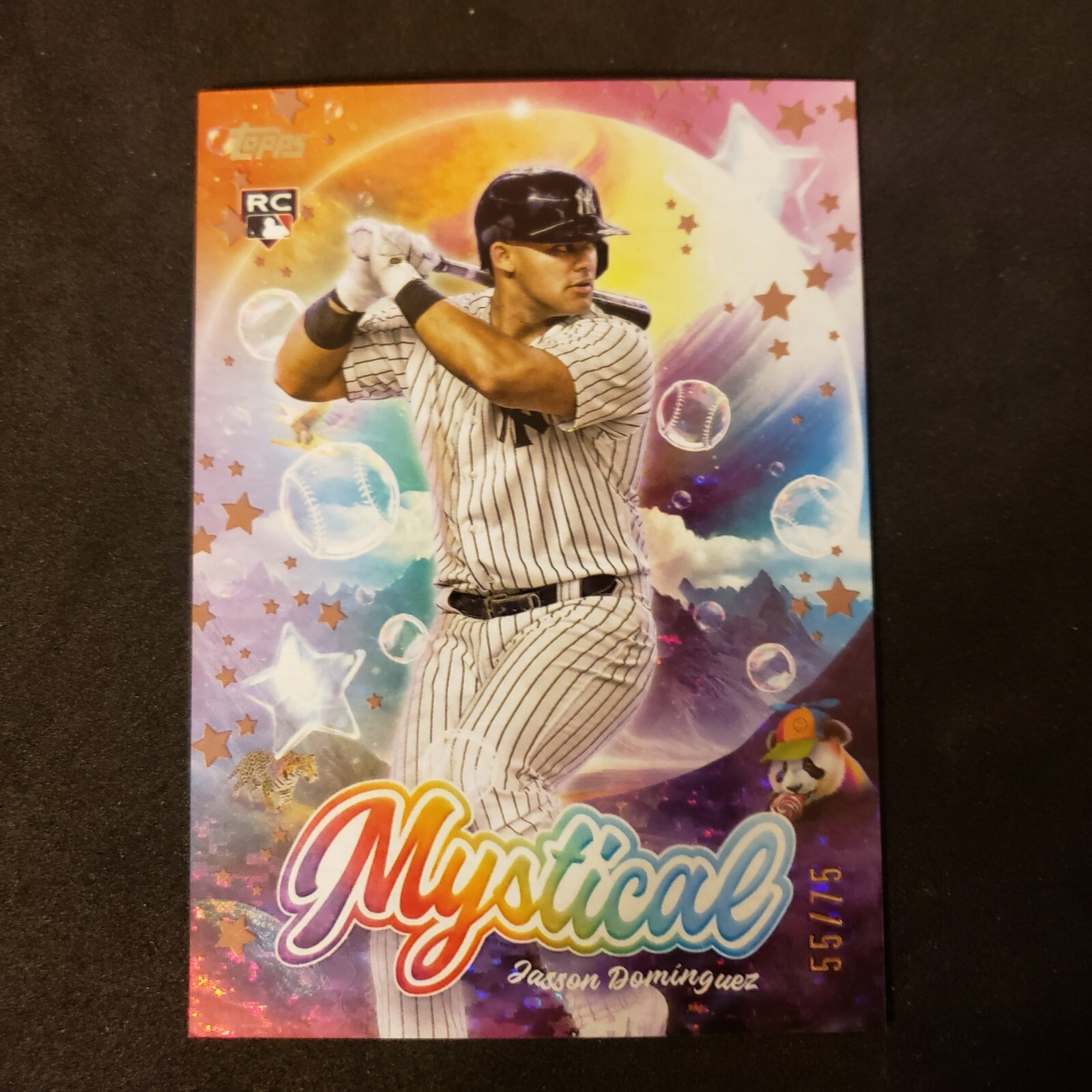 2024 Topps Update Jasson Dominguez Mystical Gold Parallel Rookie RC /75 MYS-7