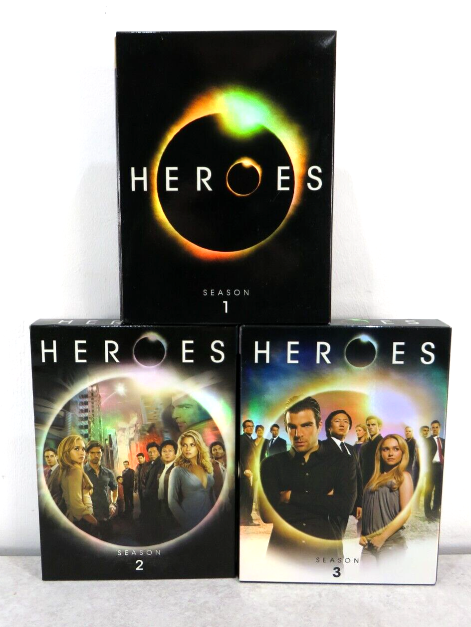 Heroes: Season 1, 2 & 3 DVD Boxsets