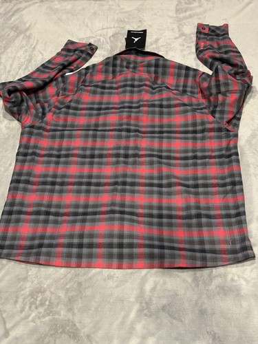 Camicia Air Jordan taglio classico XXL flanella manica lunga con bottoni 131 - Foto 24 di 24