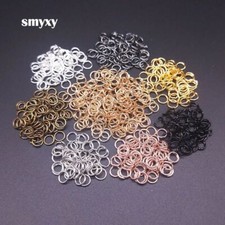Split Connectors Jump Rings - 5mm Ring DIY Jewelry Making 8 Colors 100PCS/Lot