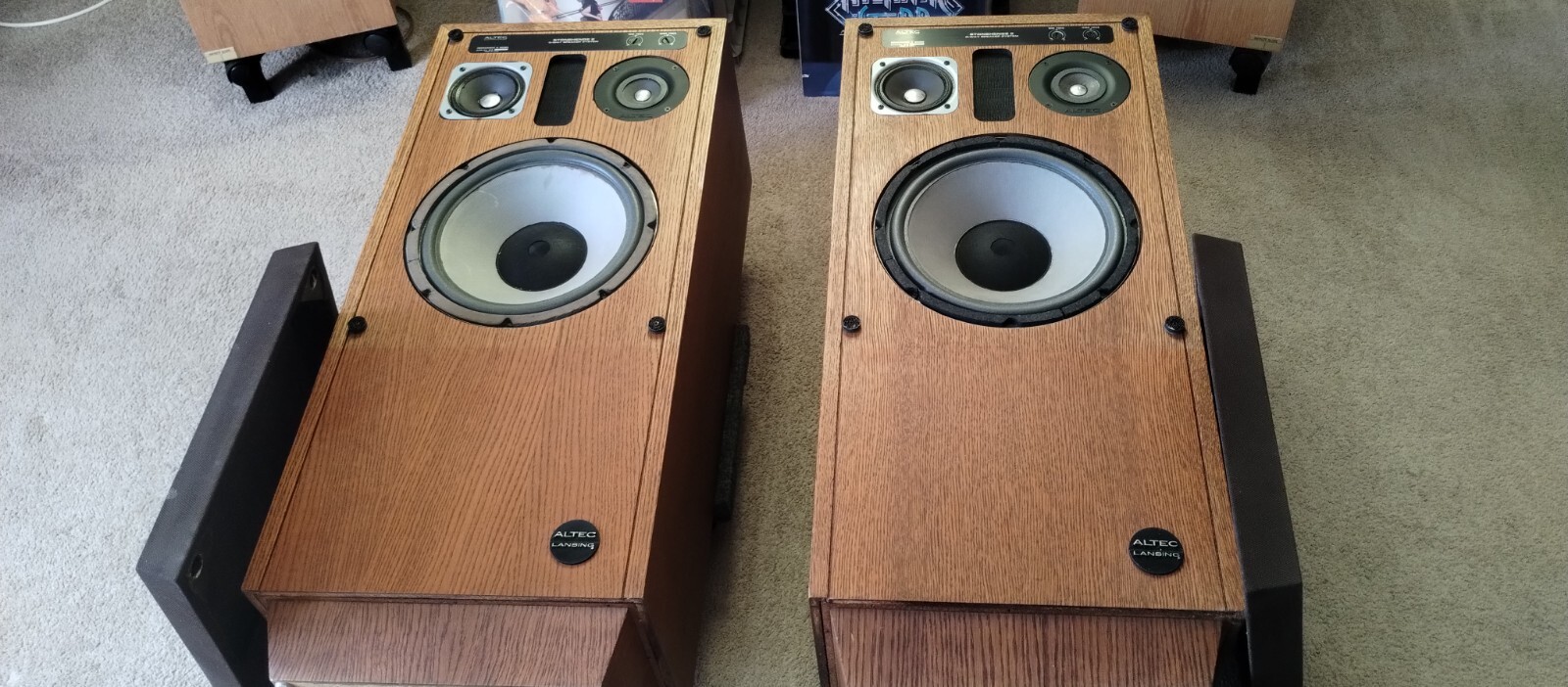 Altec Lansing Stonehenge Speakers, Nice! Circa 1976! eBay
