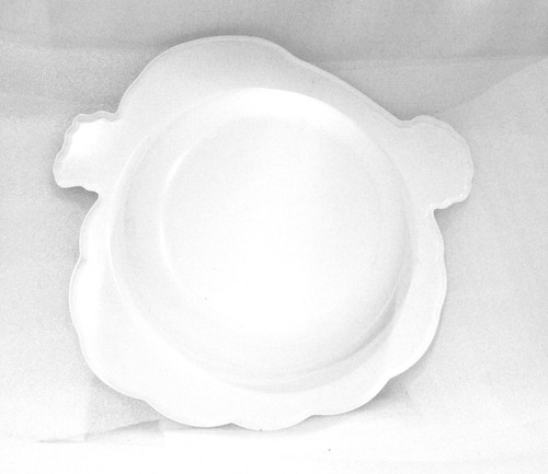 Vintage SANTA Face Plastic Serving Bowl Christmas Chips Snacks - Picture 2 of 2