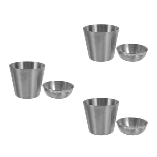 3 Sets Seasoning Bowl Condiment Bowls French Fries Serving Holder - Zdjęcie 9 z 12